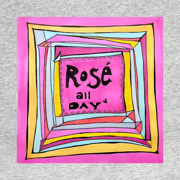 Rosé all day by MyCraftyNell